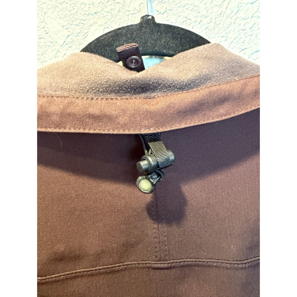 Patagonia Womens H2No Waterproof Parka Jacket Brown XL Rain Coat Shell Longline - Picture 10 of 13